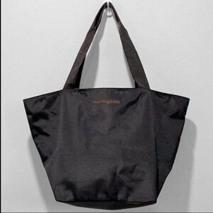 BLOOMINGDALE'S BLACK Shopping Nylon Zipper Tote
